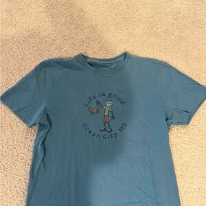 Life Is Good Kids Ocean Blue Tee